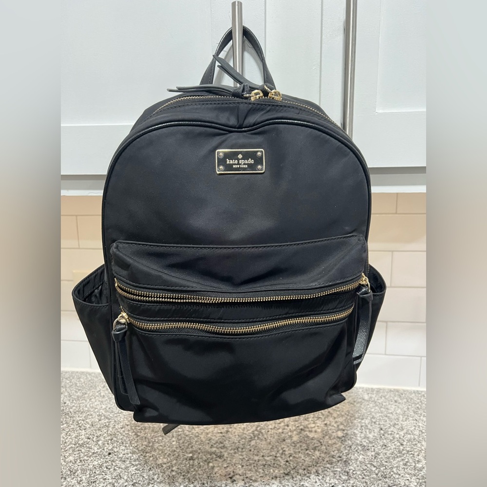 Kate Spade Black Nylon Backpack… Preowned